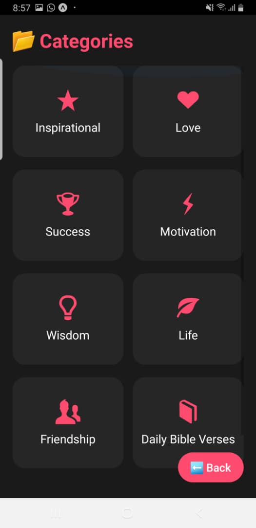 Favorites screenshot